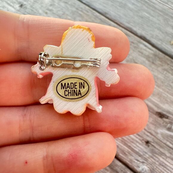 Vintage Jewelry Adorable Angel Brooch Pin - Picture 2 of 2
